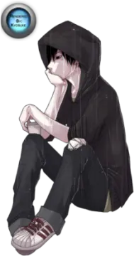 a person sitting on the ground with their feet crossed