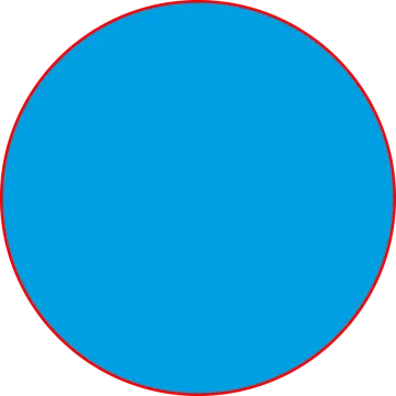 an image of a blue circle