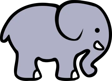 an elephant clipart