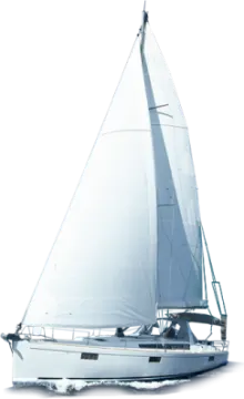 a sailer is sailing on the water