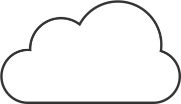 a black and white image of a cloud