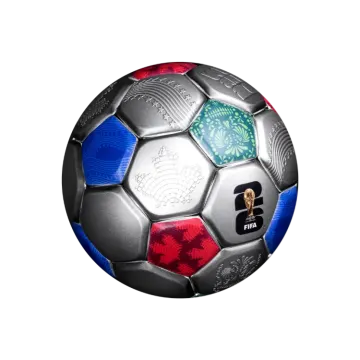 a soccer ball on a white background