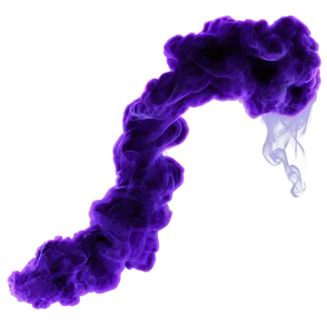 purple smoke on a white background
