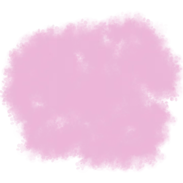 a pink cloud on a white background