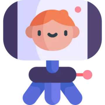 a person sitting in front of a mirror