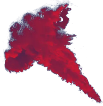 a red and white map of new zealand