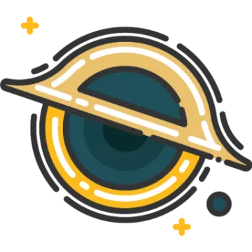 an icon of a pencil and a circle