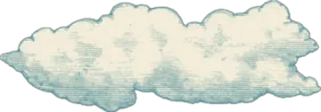 a cloud in the shape of a heart