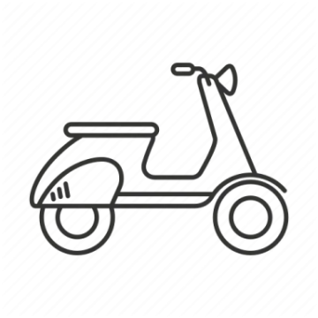 a scr motorcycle icon