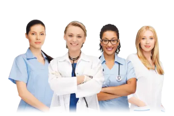 a group of doctors standing together