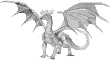a paper model of a dragon