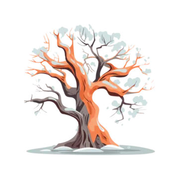 an illustration of a tree with no leaves