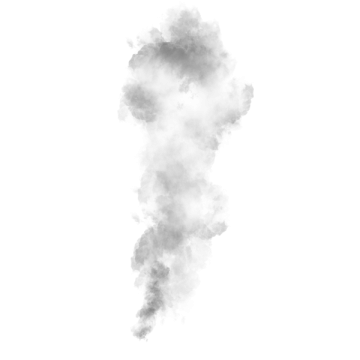 smoke on a white background