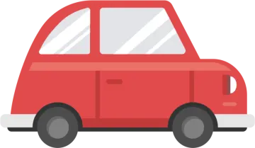 an image of a red car