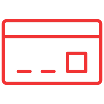 an icon of a credit card
