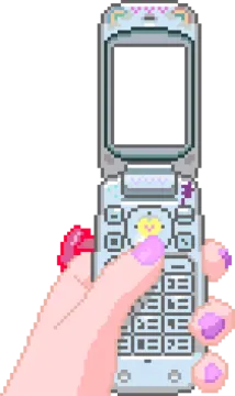 a hand holding a cell phone with a heart on it