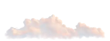 a group of clouds on a white background