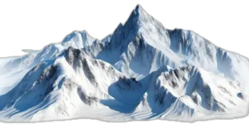 a mountain with snow on it