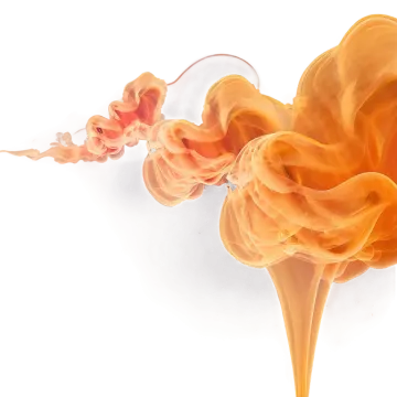 a close up of an orange colored substance