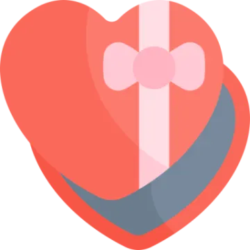 a heart with a cross on it