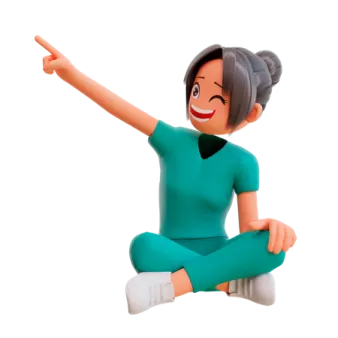 a woman sitting on the ground with her arms outstretched