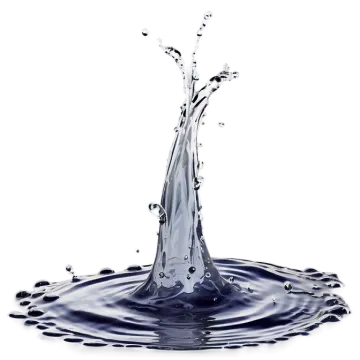 water splash isolated on white background photo