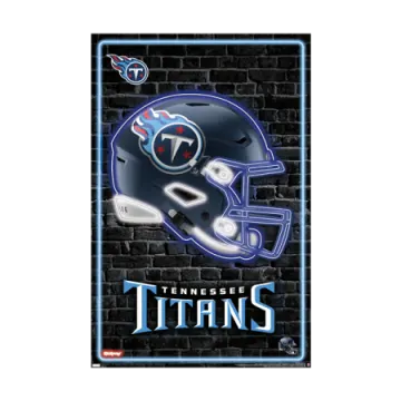 the tennessee titans logo on a brick wall