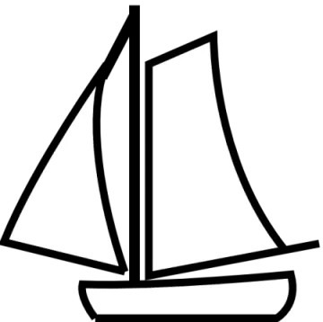 a boat with sails