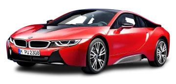 a red bmw concept car
