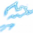 a white background with blue clouds