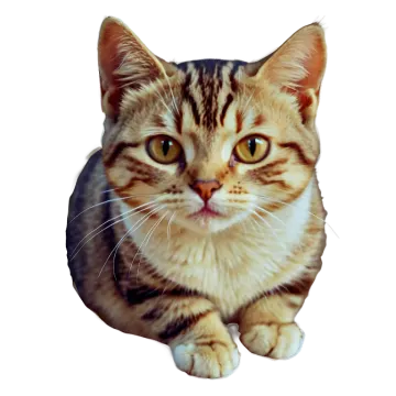a close up of a cat looking at the camera