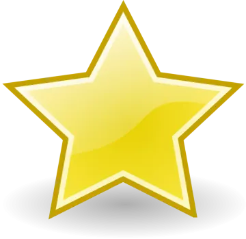 a gold star icon