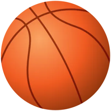 a basketball ball on a white background