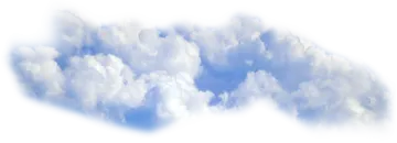 clouds on a white background