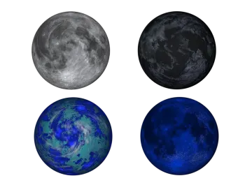 four phases of the moon