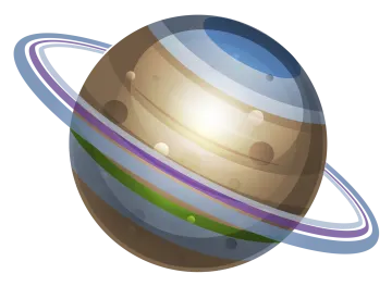 an image of the planet with a white background