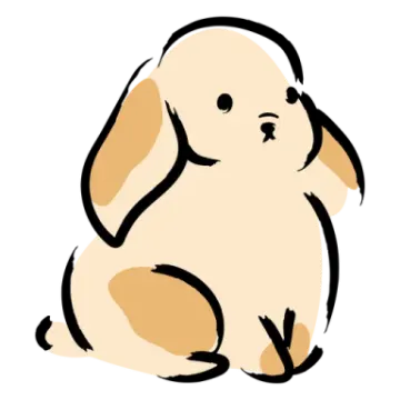 a drawing of a dog