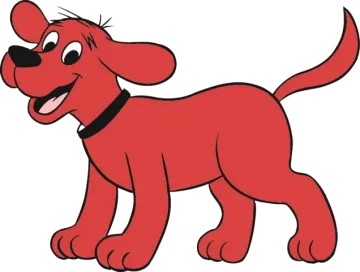 clifford the dog clipart