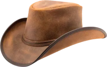 a cowboy hat on a white background