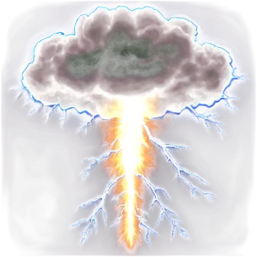 an image of a cloud with lightning