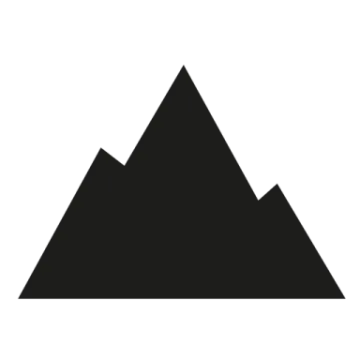 a black and white image of a mountain