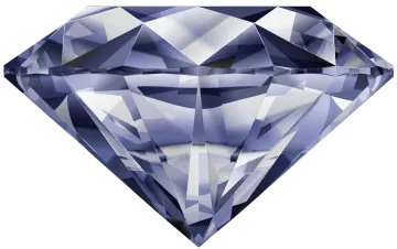 a diamond on a white background