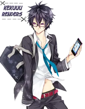a man in a suit holding a cell phone
