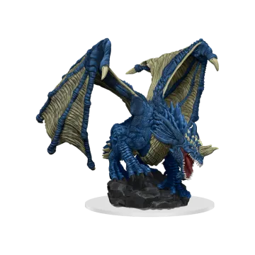 a blue and green dragon statue on a white background