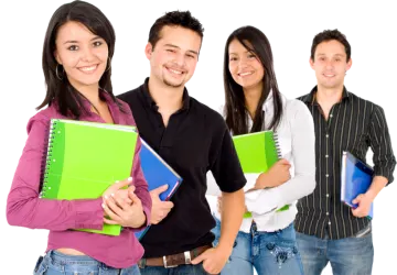 a group of young people