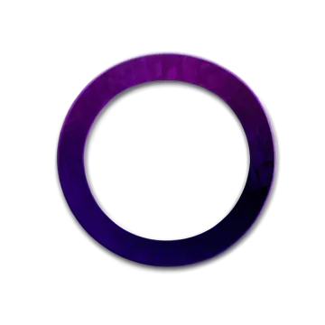 a purple ring on a white background