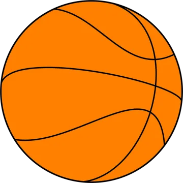 a basketball ball on a white background