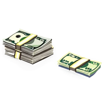 a stack of money sitting on top of each other stacks
