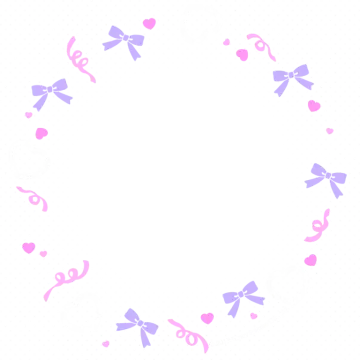 a white background with pink bows and hearts