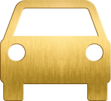an image of a gold car